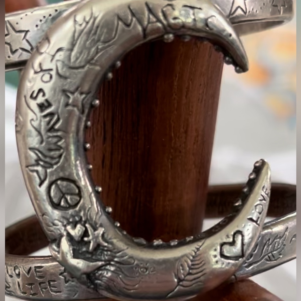 Jes MaHarry, Sterling, amazingly gorgeous unique cuff bracelet